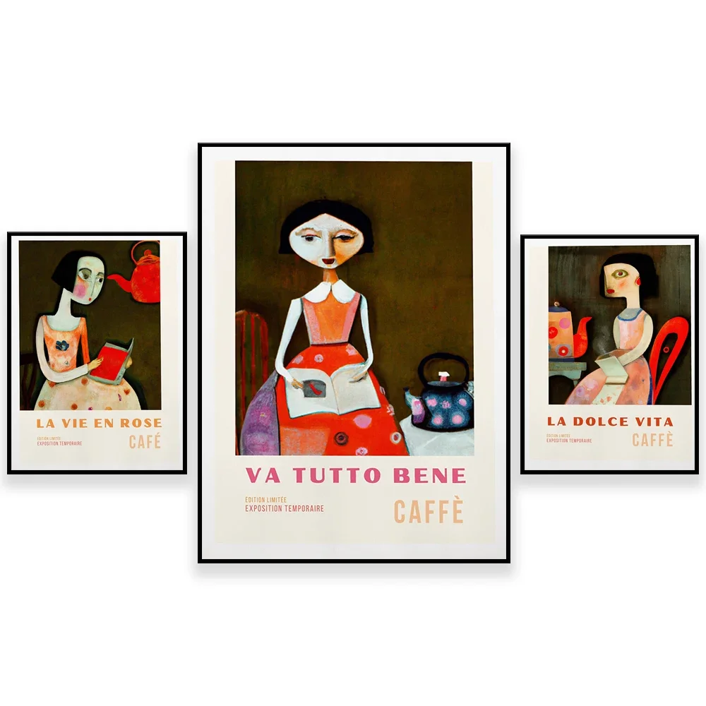 Плакат для напитков современный декор кухни винтажный плакат Пикассо поп-арт