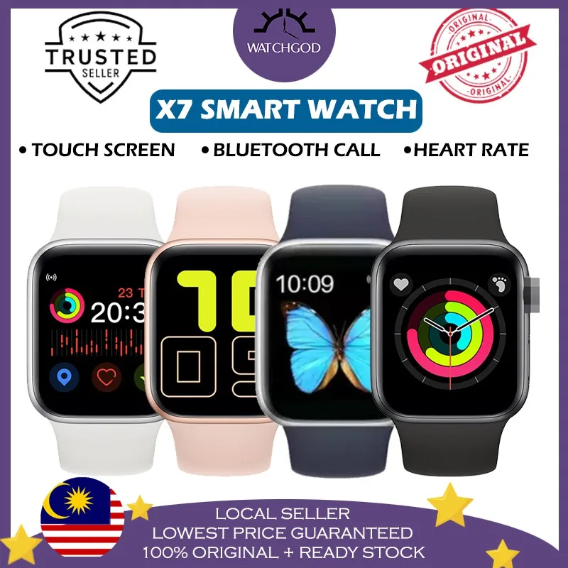 

[WATCHGOD PROMO] X7 Bluetooth Call Smart Watch Full Touch Screen Sports Fitness Tracker Heart Rate Blood Pressure