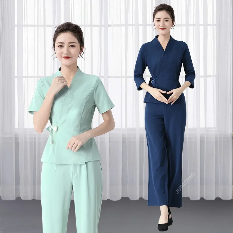 Эстетические аксессуары для салона красоты рабочая одежда массажа терапевта ног