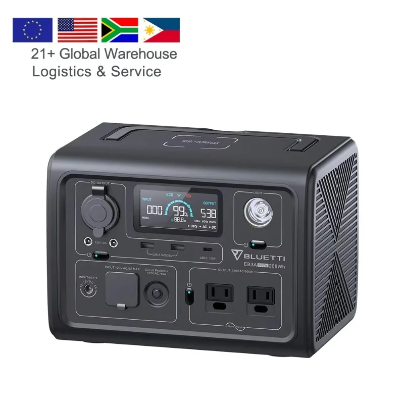 Blu Etti Eb3a Солнечный генератор Портативная электростанция Комплекты солнечных