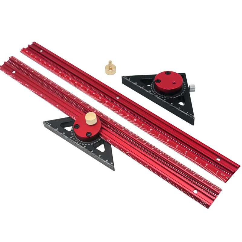 

360°sAngle Ruler Woodworking Layout Tools Drawing Measurement Tool HighsPrecision Woodworking Scriber Gauge Industrial M4YD