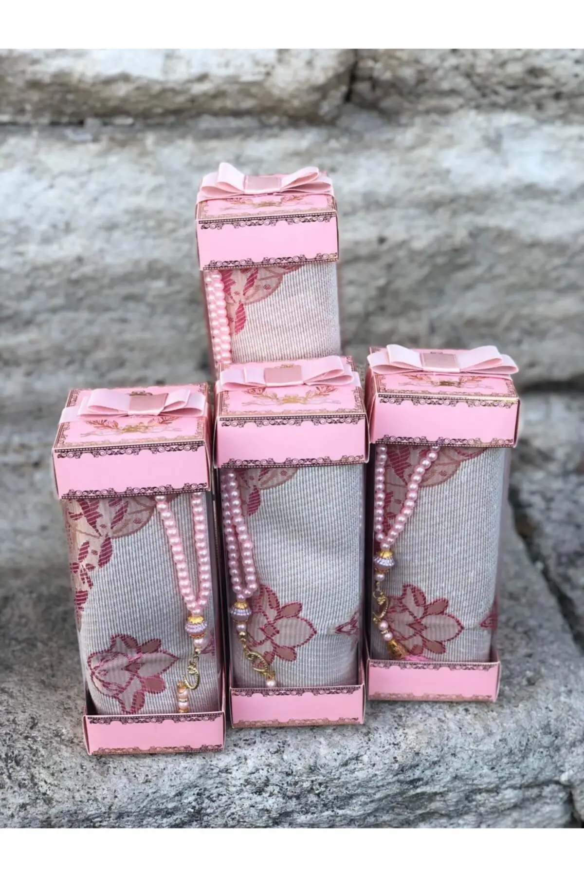 

Подарочный роскошный набор из розового коврового ковра и коврового коврика Downer Bohalk в коробке, мебель для дома