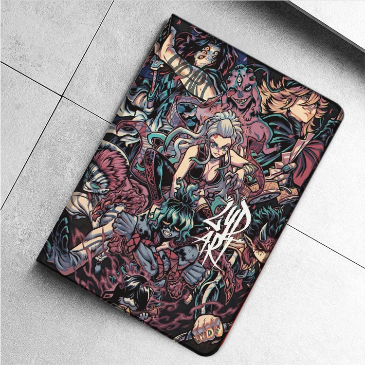 

Demon Slayer Kokushibo Case For iPad 10.2 7th 8th 9th Air 2 3 Mini2 3 5 Case Luxury Silicone For iPad Air 4 iPad Pro11/12.9 Case