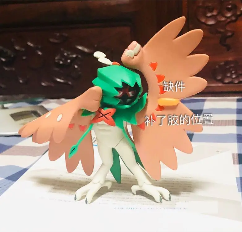 Настоящая трава тип и призрак Тип Покемон Decidueye Милая экшн-фигурка модели игрушки