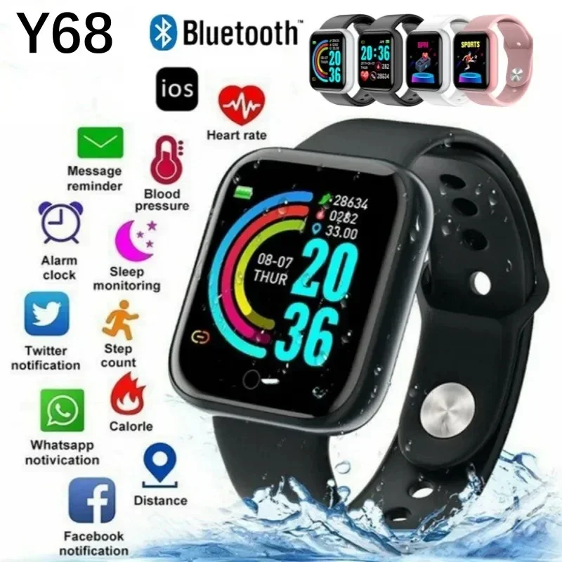 Многофункциональные умные часы для мужчин женщин и детей подарок Bluetooth