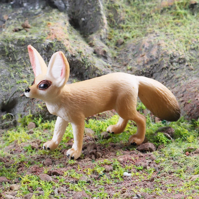 

Forest Wildlife Animals Fox Simulation Animal Figurine Foxes Action Figure Miniature Educational Model Toy Kids Gift Mini Statue
