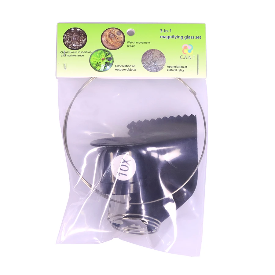 

Набор луп для ювелирного ремонта 5X 10X 15X 20X