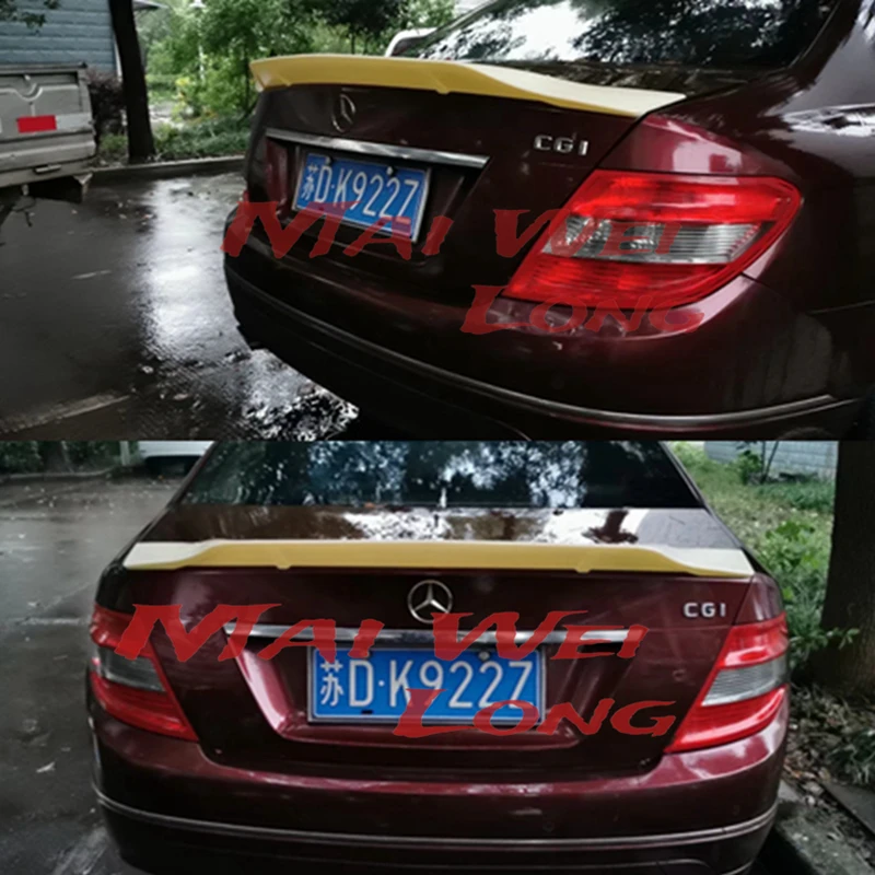 Спойлер Mercedes W204 Renntech Style, спойлер из углеродного волокна в стиле R для Benz W204 C300 C180 C220 2007-2013, 4-дверный седан C Class (art.: 3920cf25abb75) - 3920cf25abb75