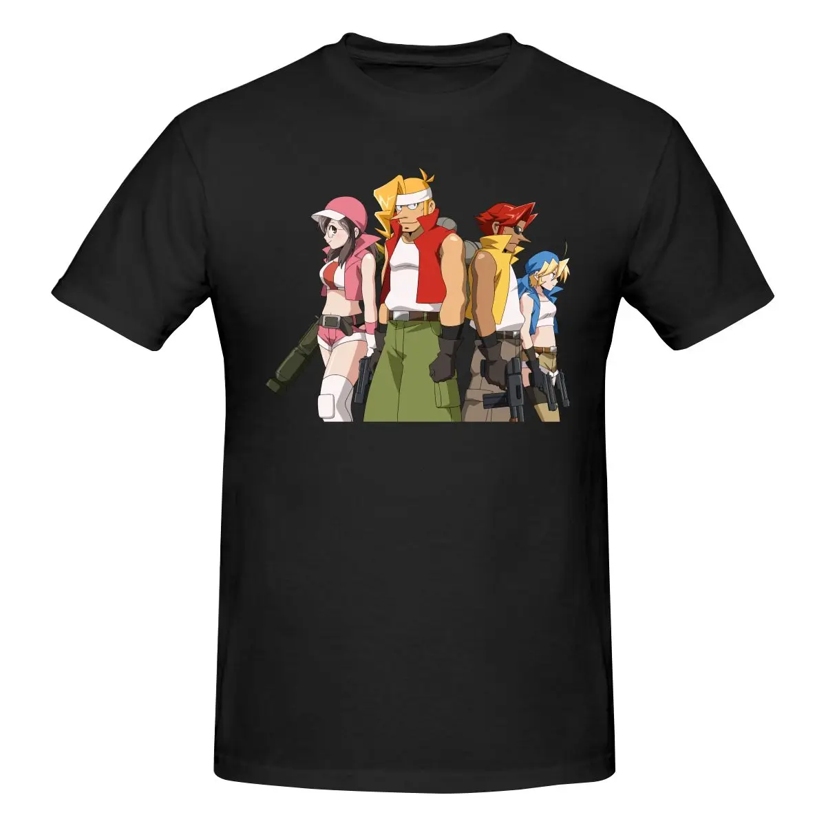 Новая Металлическая узелковая футболка Мужская с круглым вырезом и принтом