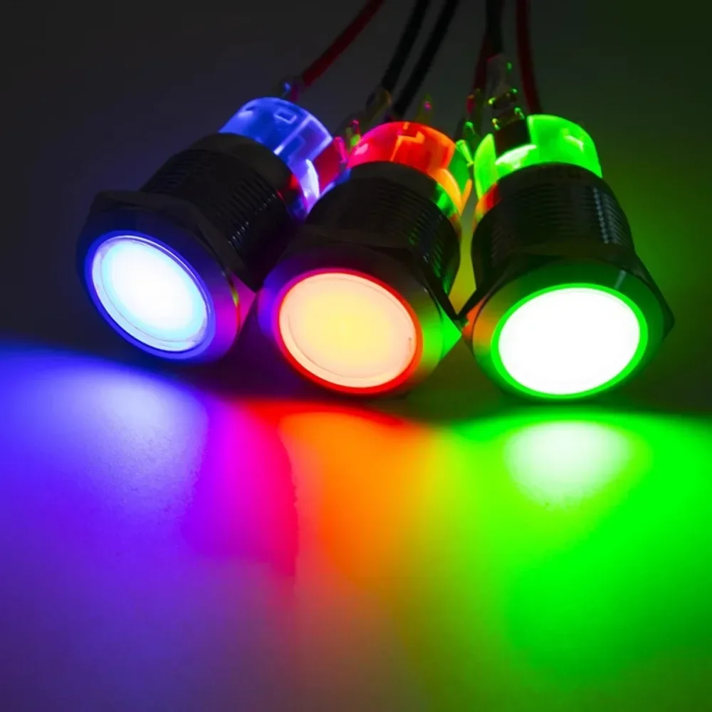 Металлический кнопочный переключатель 19/22 мм