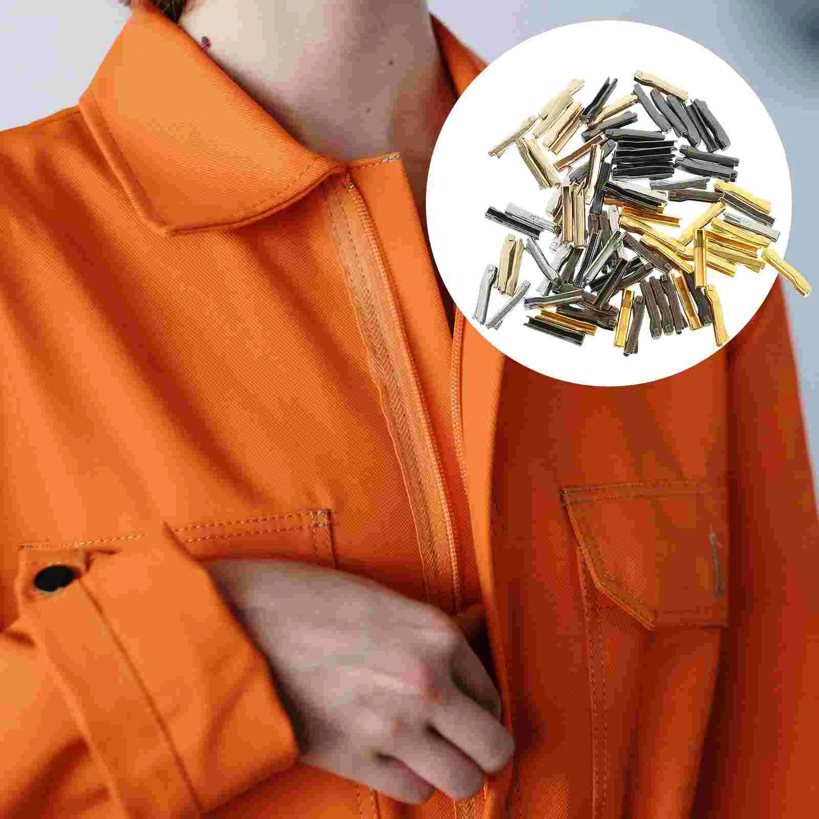 

50 Pairs Goldendoodle Accessories Zipper Plug Stop Two-way Fix Repair Kit Universal Fixer