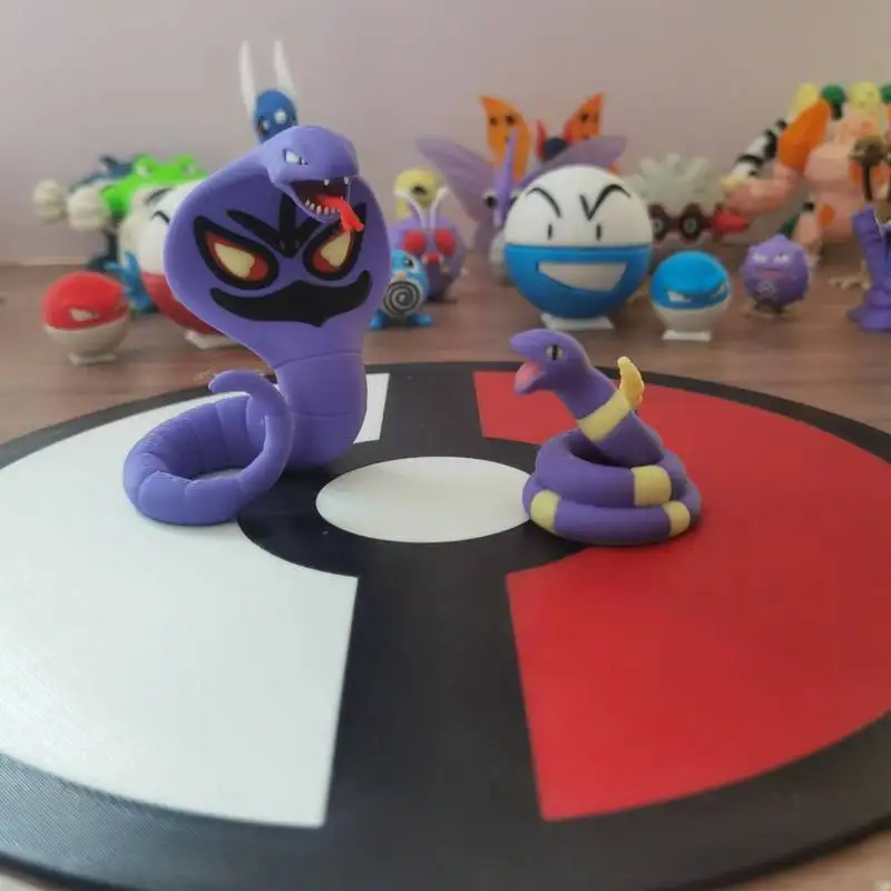 Фигурки аниме с изображением покемонов Arbok Ekans Proportion World 1:20 Diy 3D Печать Kawaii