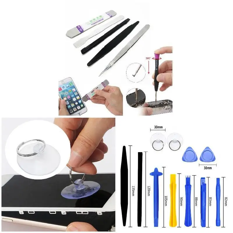 

Набор инструментов для ремонта мобильный телефон, 20 в 1, отвертка для открывания, отвертка, аксессуары, инструменты для ремонта мобильный те...