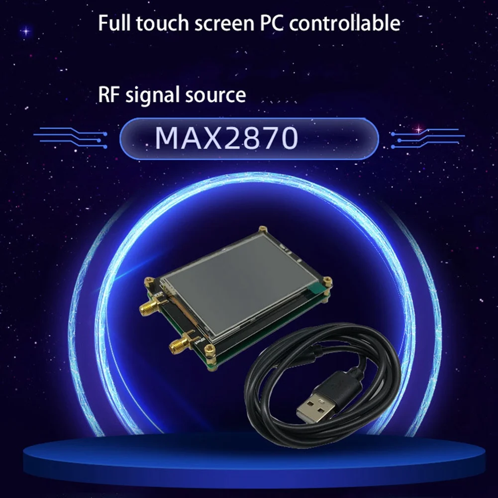 Генератор сигналов MAX2870 23 5 МГц-6000 МГц сенсорный экран радиочастотный источник