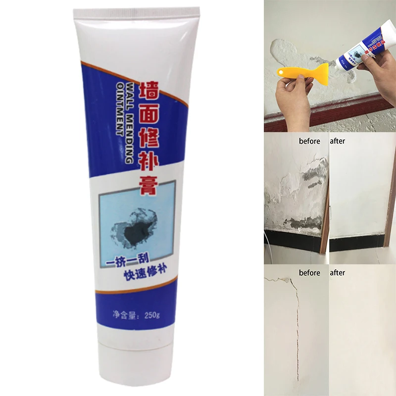 

Wall Crack Repairing Cream Waterproof Non-corrosive Formaldehyde Paste Latex Ship Tile Grout Adhesives Sealers Tile Repair Agent