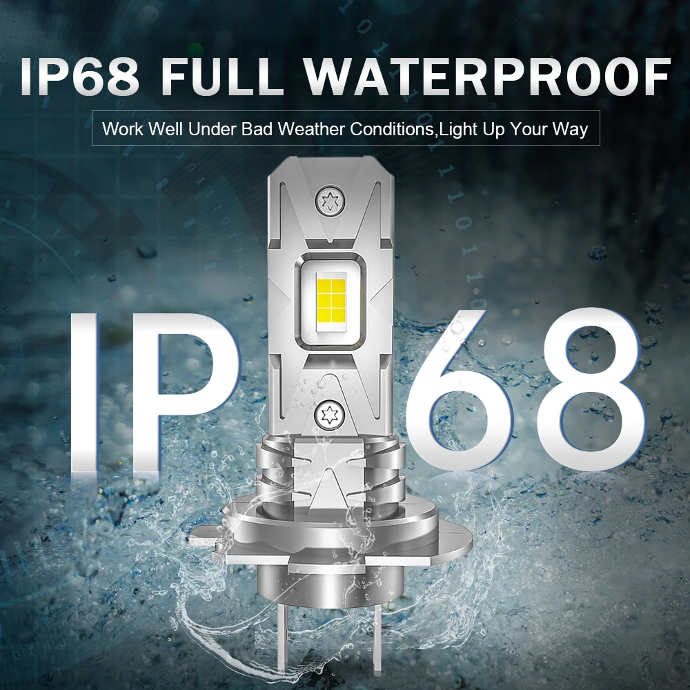 Мини-Лампа фара NLpearl 6000 лм H7 10: 9 60 Вт 12 В