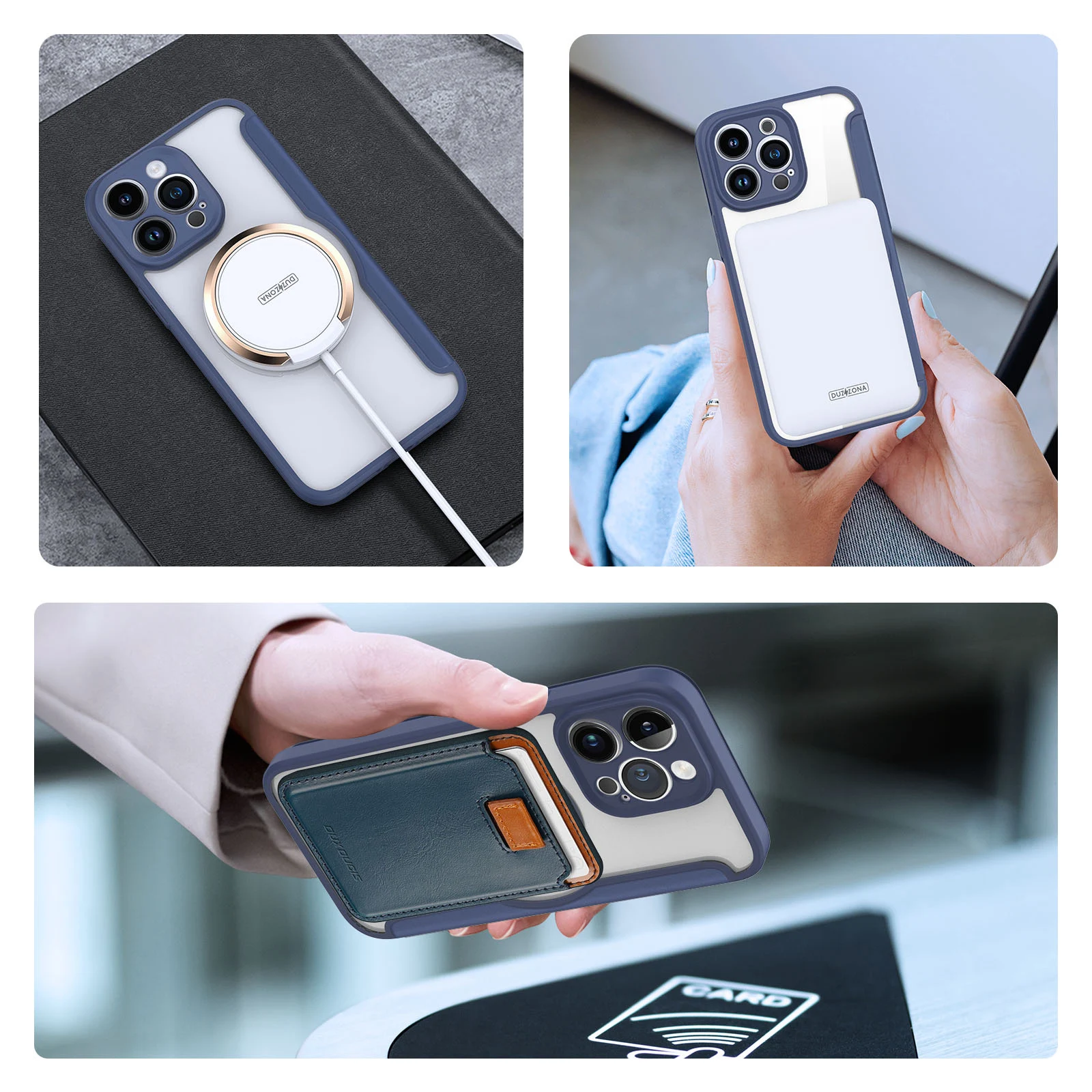 Фото Магнитный чехол MagSafe для Apple iPhone 14 Pro Max, чехол для телефона 14 Plus X, модный кожаный чехол из ТПУ и ПК с защитой от падения №5