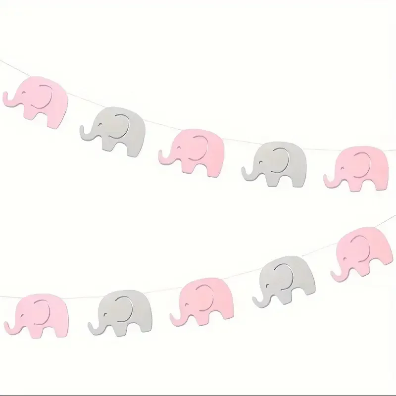 Бумажная гирлянда слон CMGBOBP