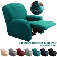 4 pcs jacquard recliner cover stretch lounge sofa cover furniture protector soft lazy boy relax armchair slipcovers home decor
