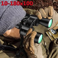 low night vision 180x100 hd long range zoom binoculars military outdoor hunting fishing birdwatching wide angle binoculars