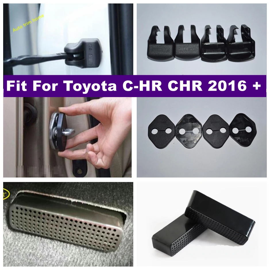 

Seat Below Heat Floor Air AC Duct Vent Grille Door Lock Check Arm Stop Rust Waterproof Protector For Toyota C-HR CHR 2016 - 2023
