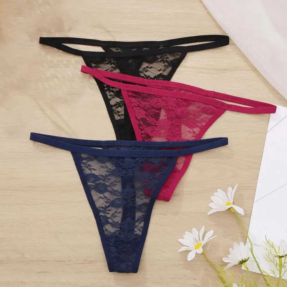 

Seductive Women Underpants Perspective Elastic Lady Panties Anti-septic Quick-drying Women Briefs