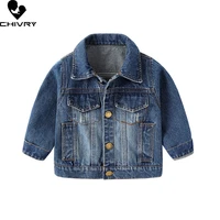 new spring autumn kids casual denim jacket little boys ripped holes jeans coats outerwear windbreaker costume children clothing