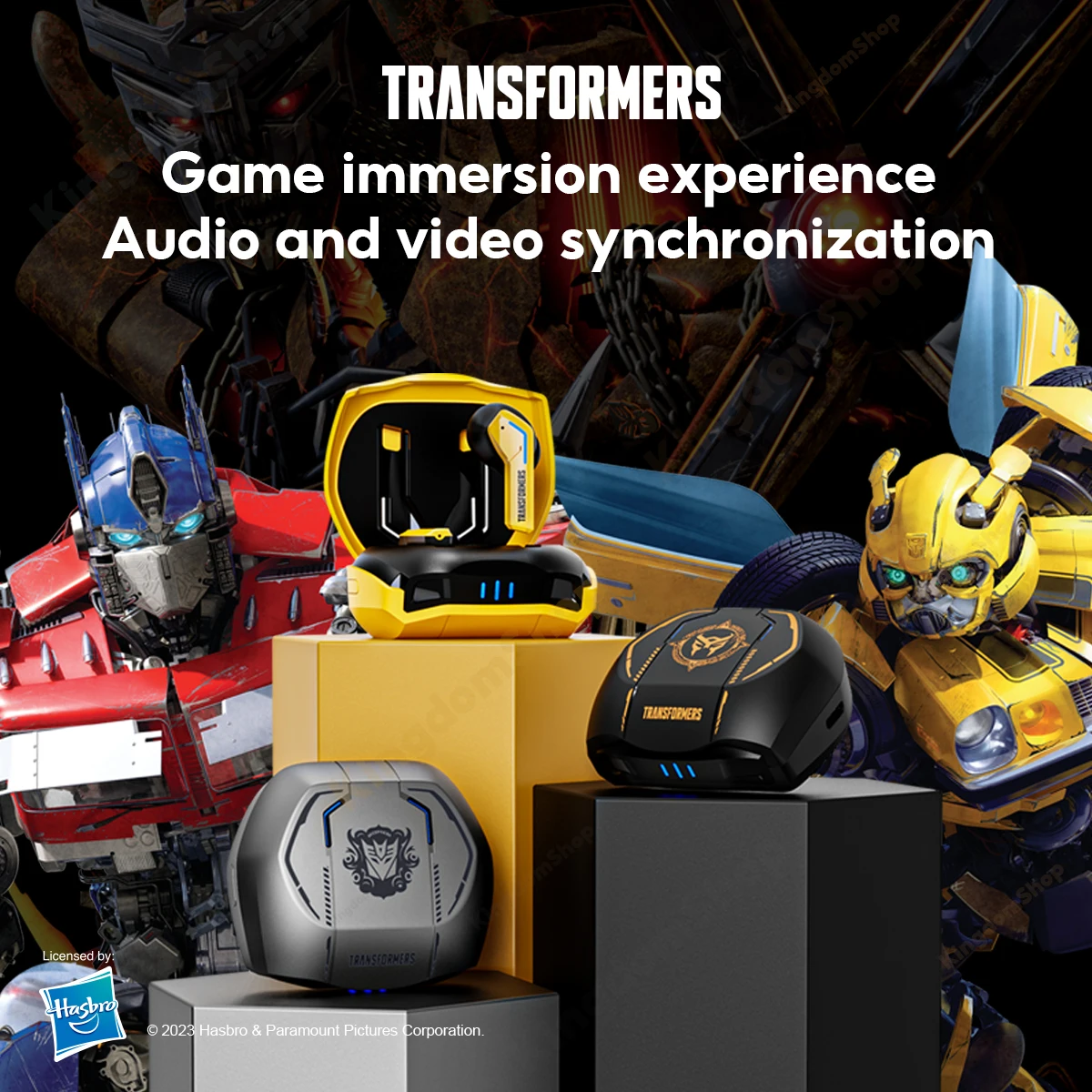 Transformers TF-T06 TWS Bluetooth-гарнитура HIFI стереонаушники 5.3  беспроводные наушники ENC с шумоподавлением игровая музыка двойной режим