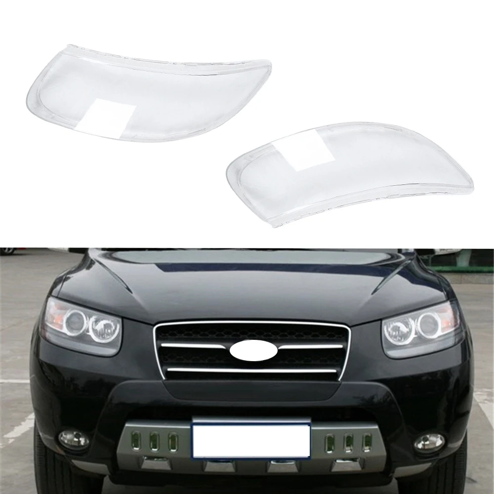 Прозрачная крышка для объектива сменная Крышка передней фары автомобиля Hyundai Santa