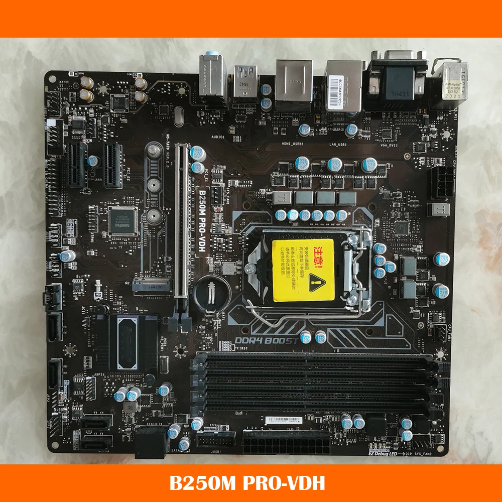 

Материнская плата для Msi B250M Φ LGA1151 DDR4 64G M.2 USB3.1 SATA3 * 6 M-ATX