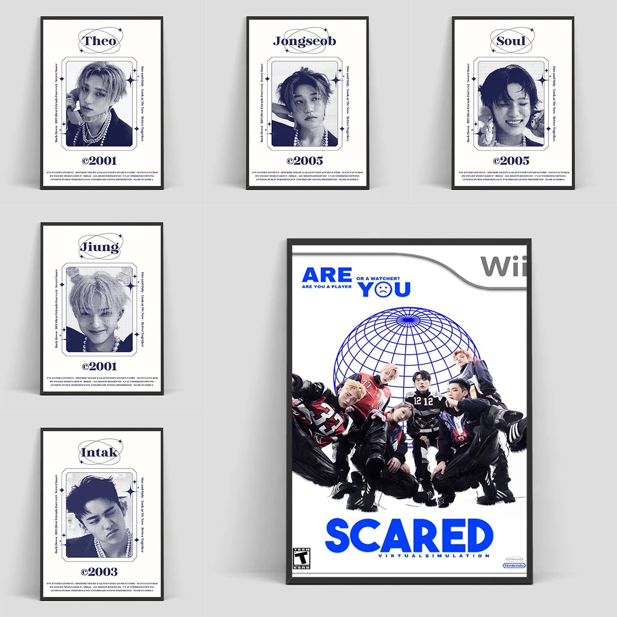 K-POP P-P1Harmony постеры для украшения стен украшение игровой комнаты домашняя