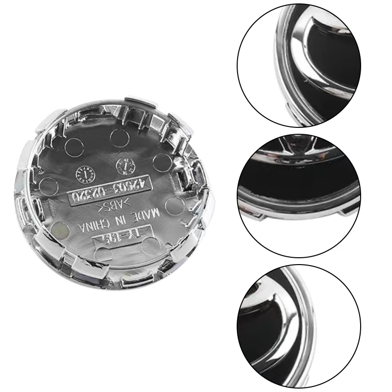 

4pcs 62mm Set Car Rims Caps Center Cover Badges Wheel Center Hub Caps Emblem Car Goods For Toyota Corolla Camry Accessories