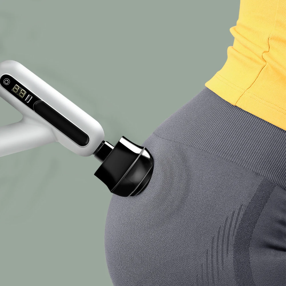 

Mini Fascia Gun Portable Neck Body Deep Muscle Relax Pain USB Rechargeable Relief Massager