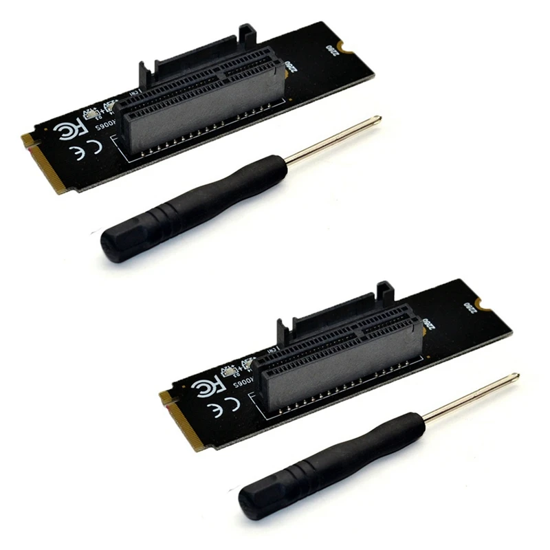

2 упаковки M.2 (NGFF) SSD на PCI-E Express 4X адаптер M.2 Key M карта Riser M.2 NGFF карта Riser для майнинга биткоинов
