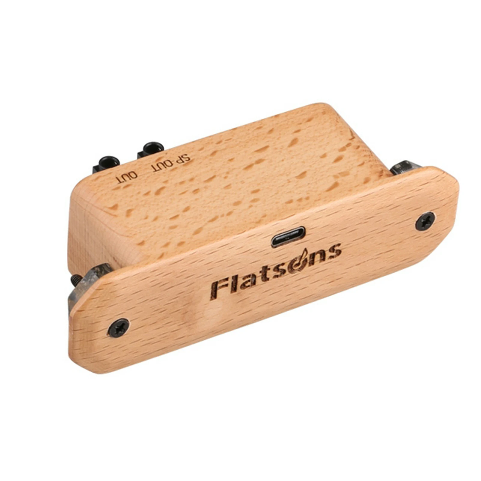 Акустическая гитара FLATSONS FR6 BT с резонансным звукоснимателем звуковое отверстие