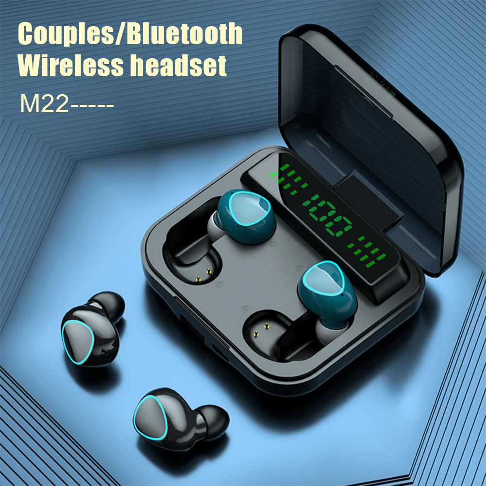 

Беспроводные Bluetooth-наушники, 2 пары, водонепроницаемые, с микрофоном