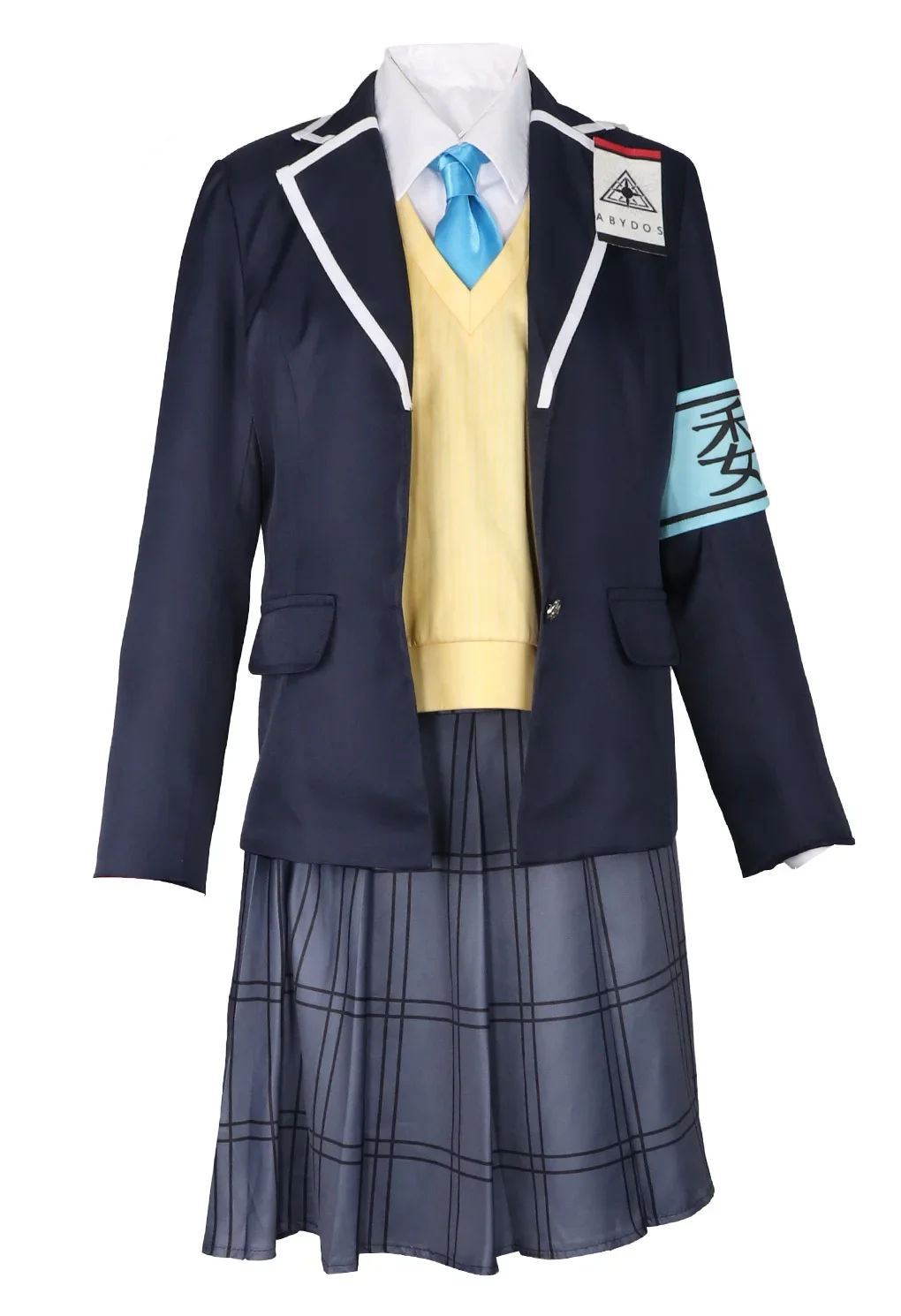 Женская униформа JK с голубым архивом Cos Okusora Ayane школьная Униформа Рубашка галстук