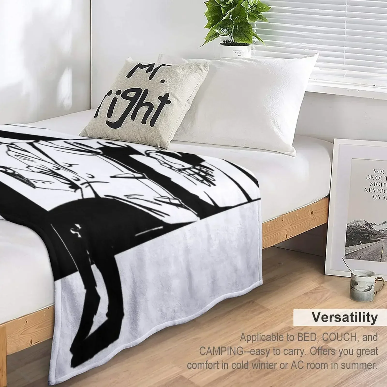 Фото Плед Grim Fandango – универсальный уютный плед для любых случаев №5