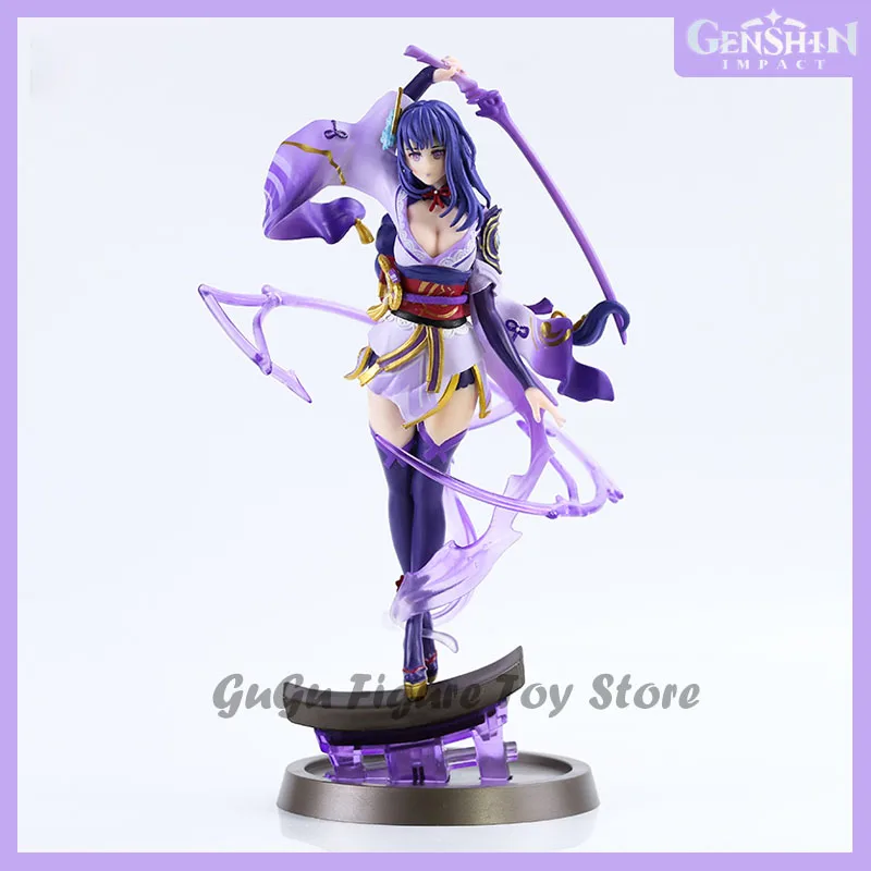 

27cm Genshin Impact Beelzebul Anime Figure Raiden Shogun Action Figurine Statue Collectible Model Doll Decoration Toys Kids Gift