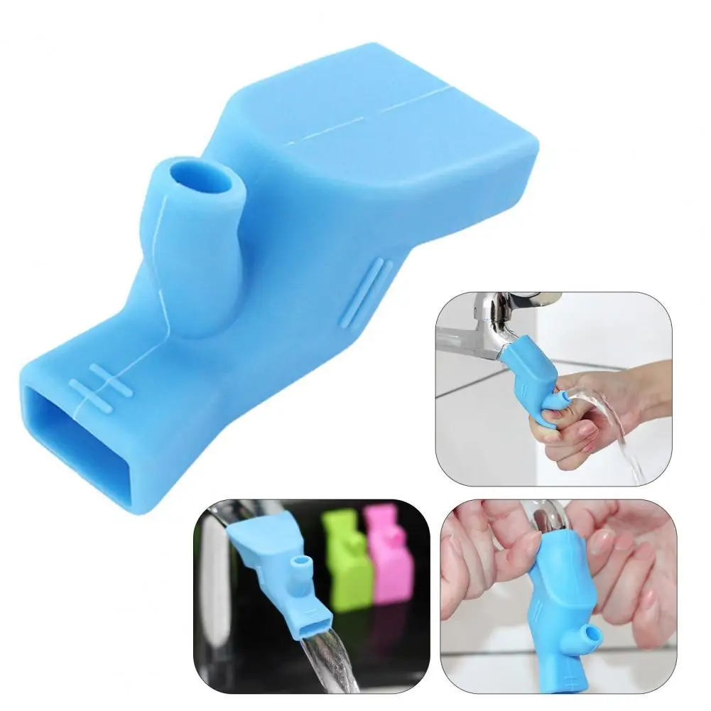 

Kitchen Water Tap Extension Faucet Connector Silicone Faucet Connector Environmental Protection Reduce Water Pressure