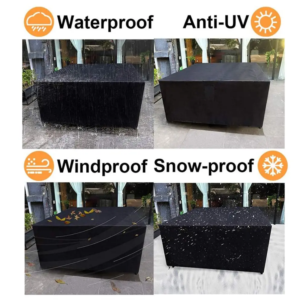 

Heavy Duty Garden Patio Furniture Cover Rattan Table Cube Chair Outdoor Furniture Cover Garden Table And Chair Cover