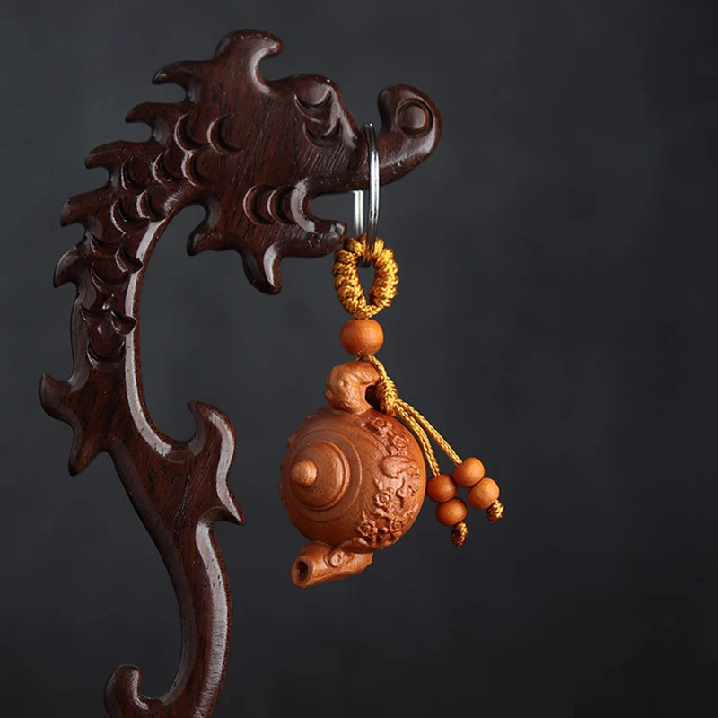 

Брелок для ключей в виде чайника, персикового дерева, цветущего сердца