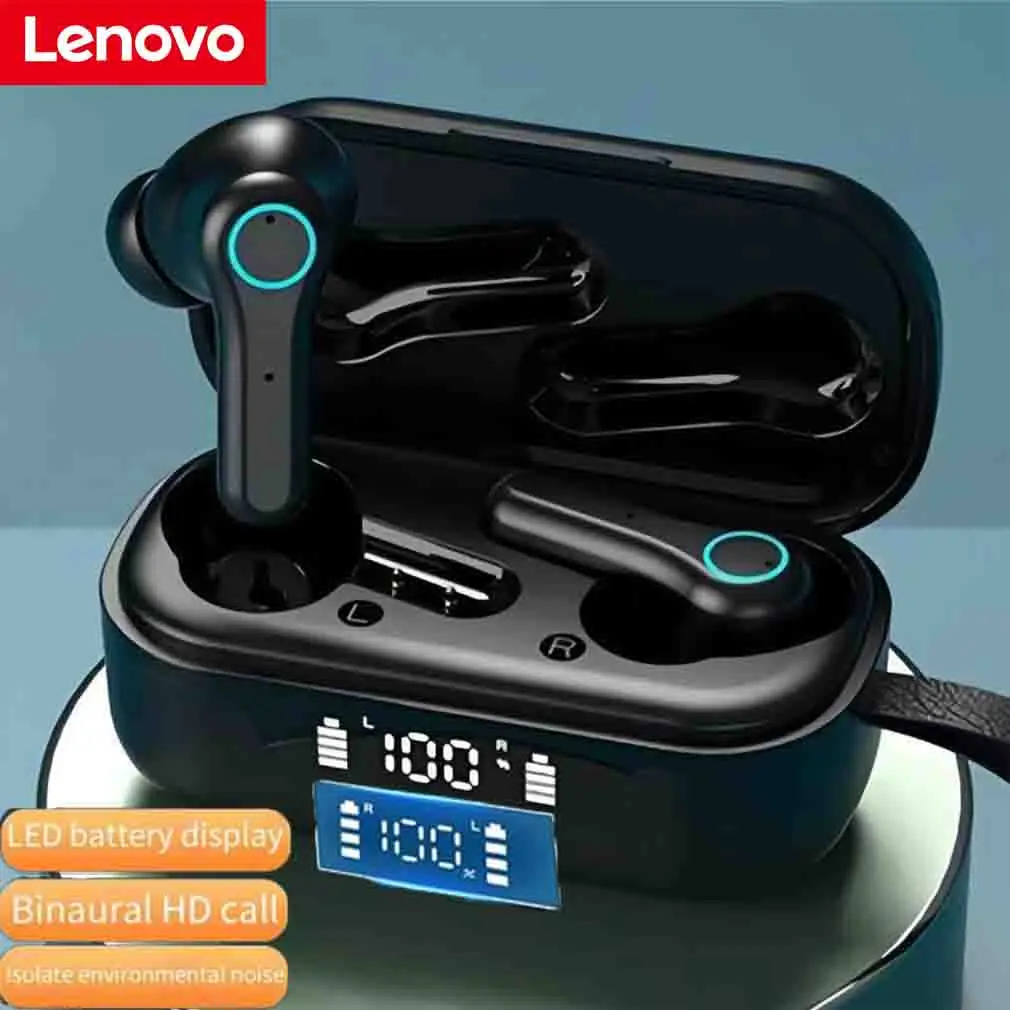 

Lenovo Buds ANC Pro4 Pods Wireless Earphone Hifi Stereo LED Display Noise Cancell Headset BT5.2 Sport Touch Auto Pairing Earbuds