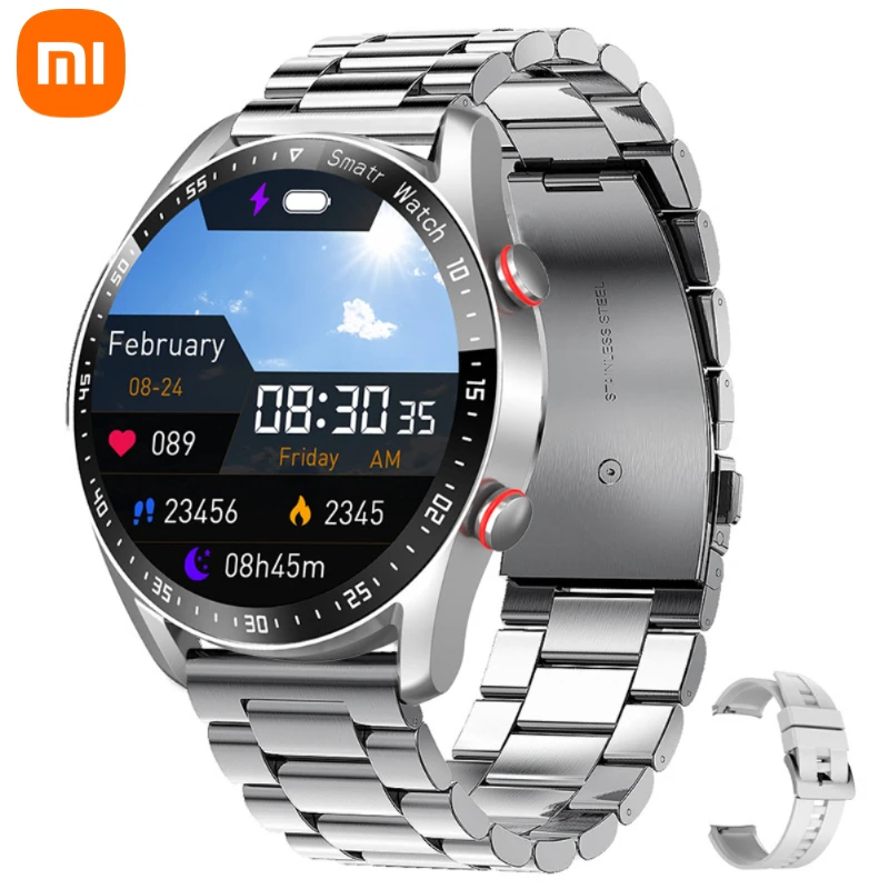 

XIAOMI ECG+PPG Bluetooth Call Smart Watch Men Smart Clock Sports Fitness Tracker Heart Rate Smartwatch for Android IOS PK I9