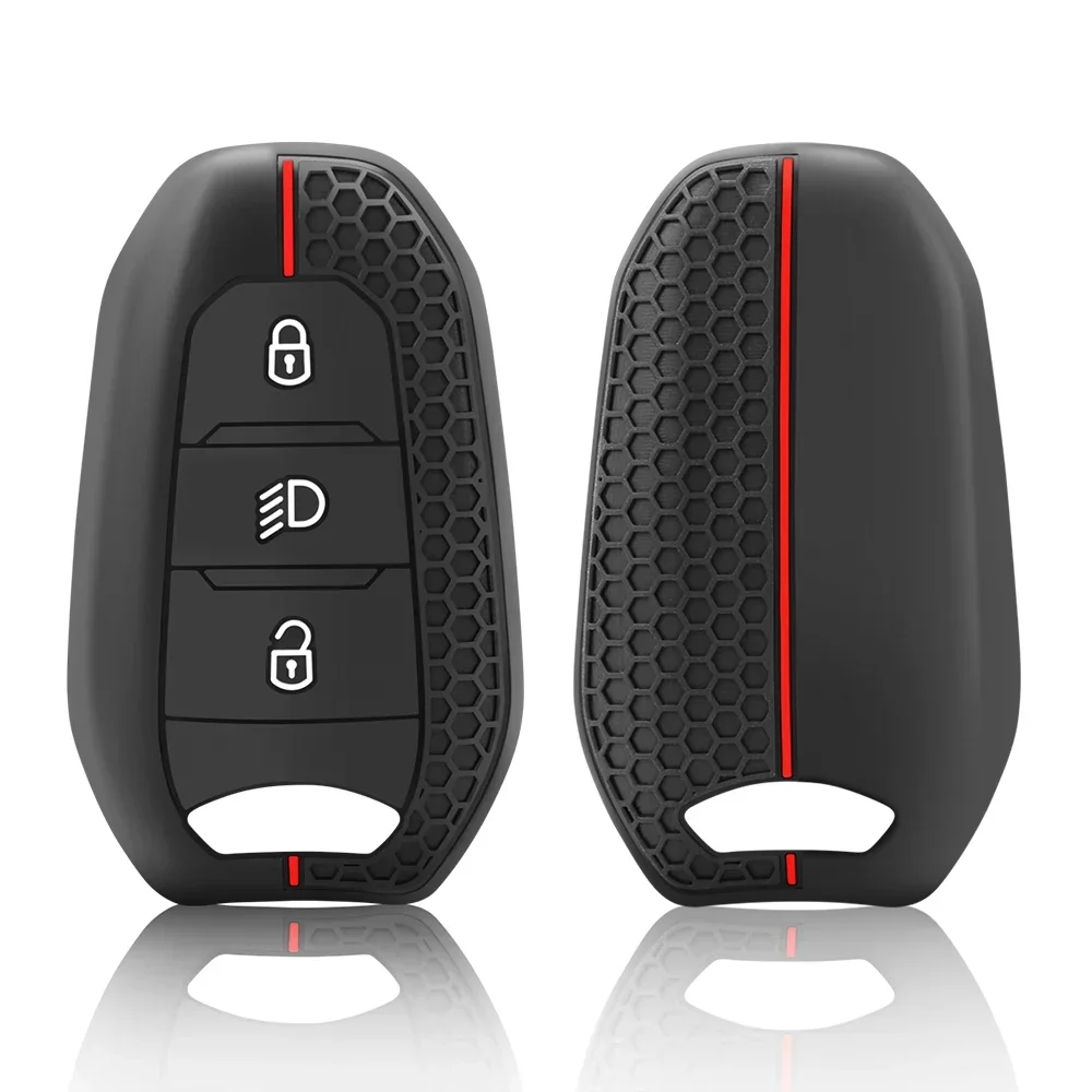 1 шт. силиконовый чехол для автомобильного ключа Citroen C2 C3 C5 X7 C4 Picasso Berlingo Peugeot 208 308 408