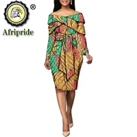 2020 african print dresses for women summer dashiki dress with sashes ankara omighty fabric party dress afriprides1925061