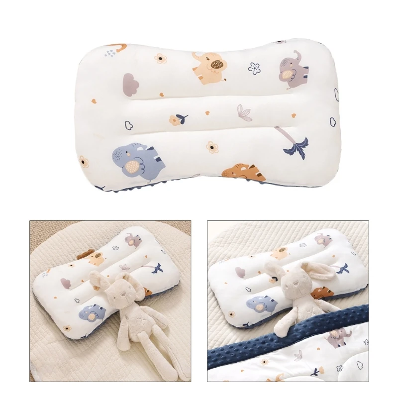 

Newborn Baby Pillow Kindergarten Pillows Washable Nursery Bedding Supplies Shower Gift for 1-6Y Infants and Toddlers A2UB