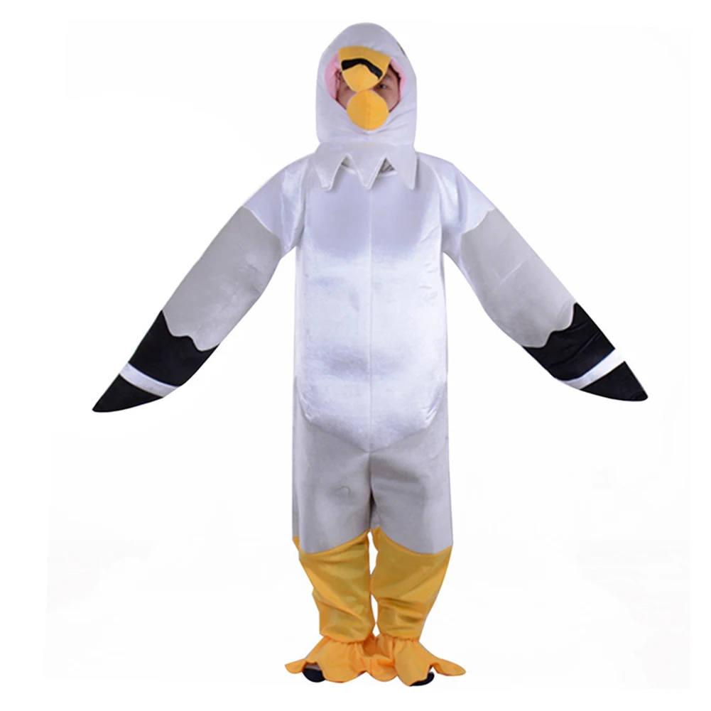 

Adult Kids Seagull Animal Costumes Stage Performance Costumes Parent-child Costumes Halloween Carnival Outfit