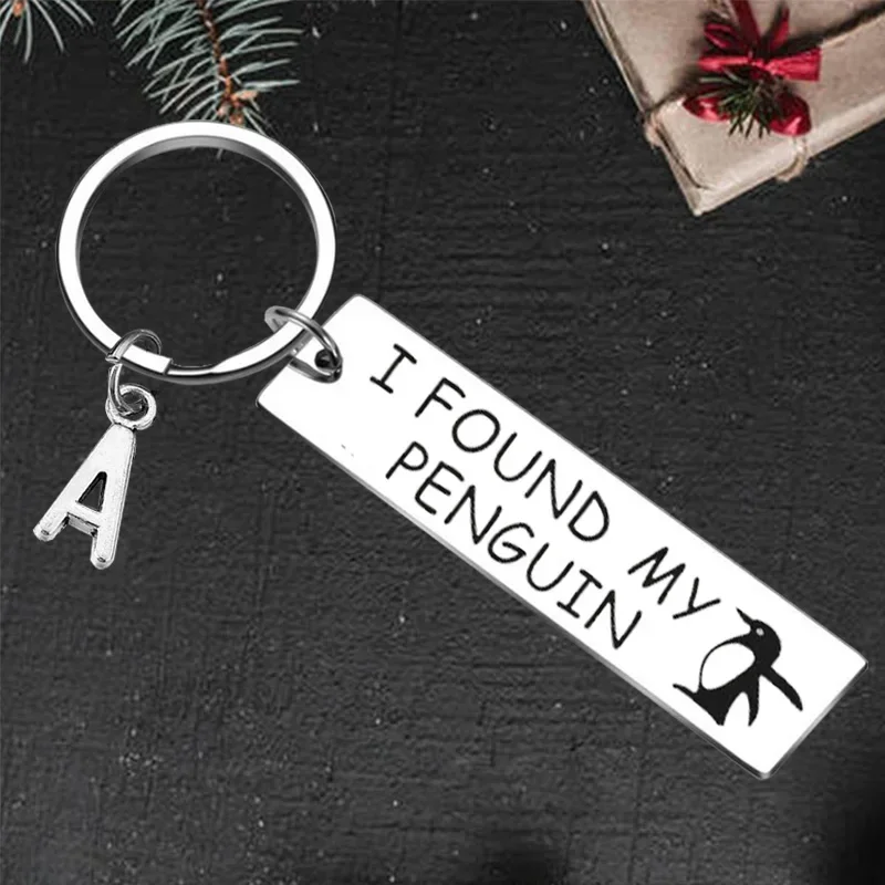 Милый брелок для пары Ты мой пингвин кулон подарок с пингвином брелки парня