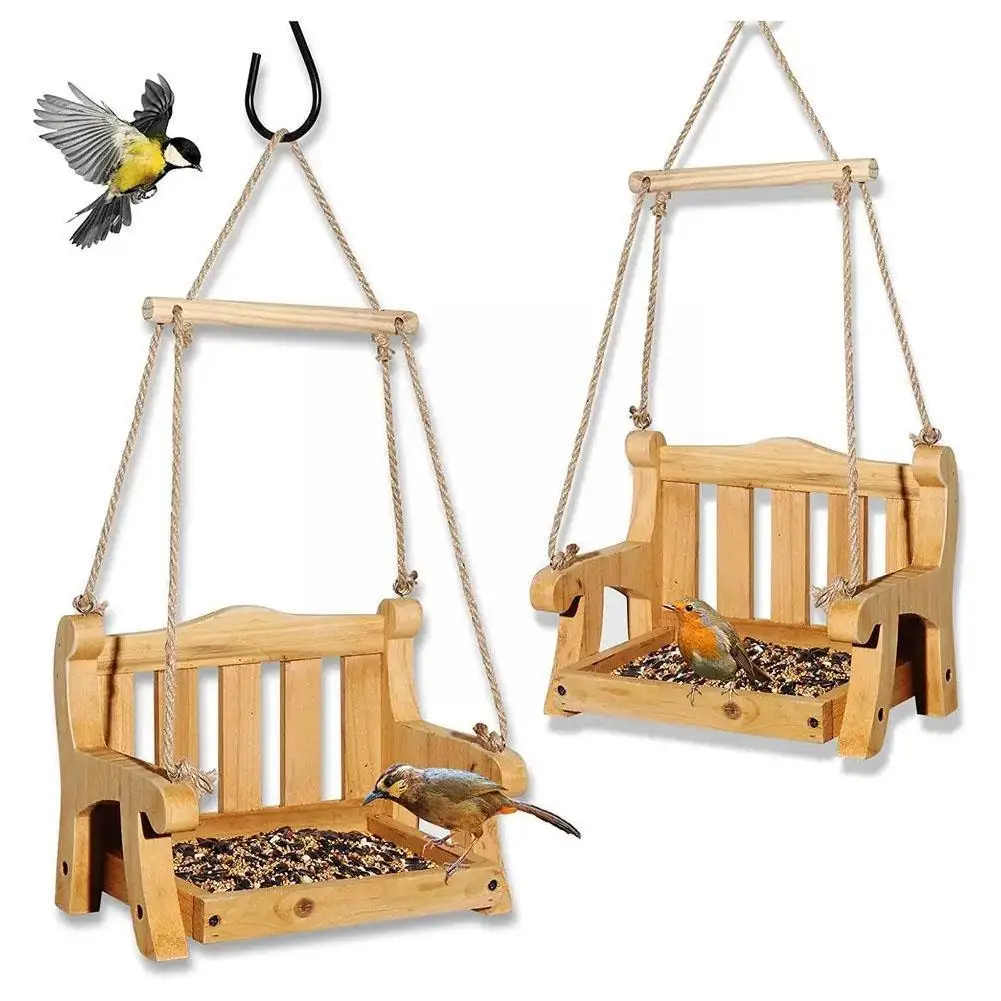 

Подвесная кормушка для птиц в британском ретро-стиле, украшение для сада, виллы, гамак, станция, маленькое уличное гнездо для птиц, домик для кормления Y3R3